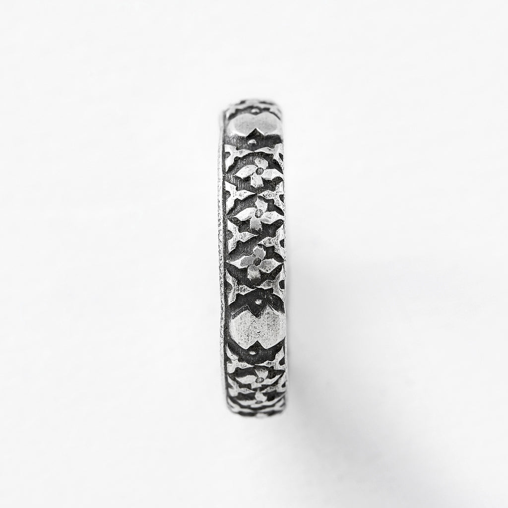 invested stacking ring silver