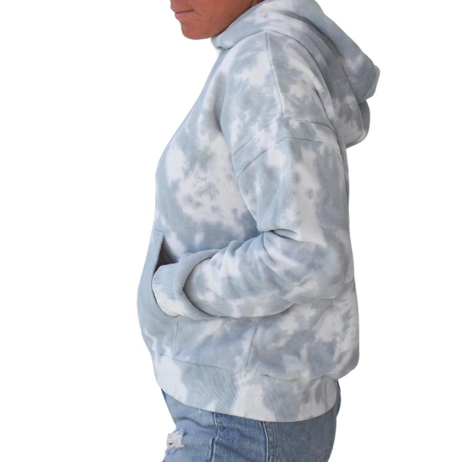 recycled fleece hoodie